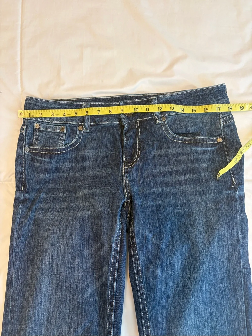 Stetson Classic Bootcut Jeans 14 Long Western Stretch Denim M4